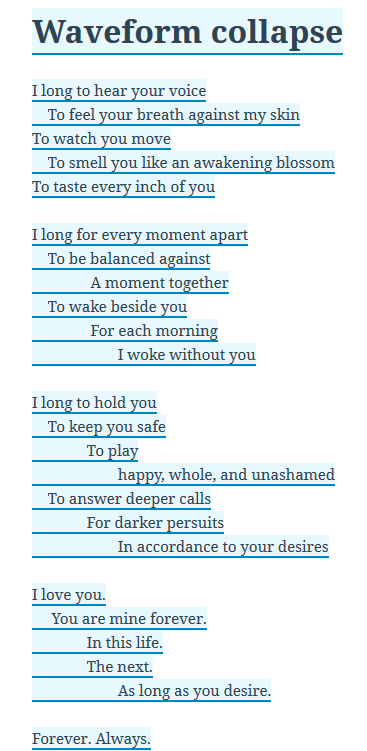 waveform collapse